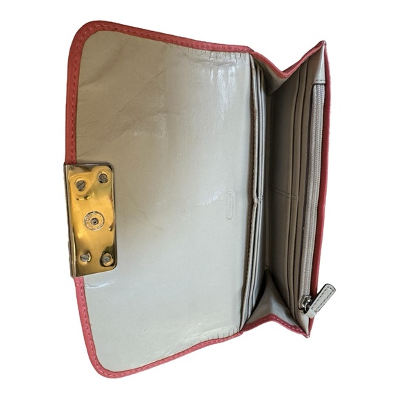 Coach Kristin Pink Leather Wallet - Picture 3 of 6